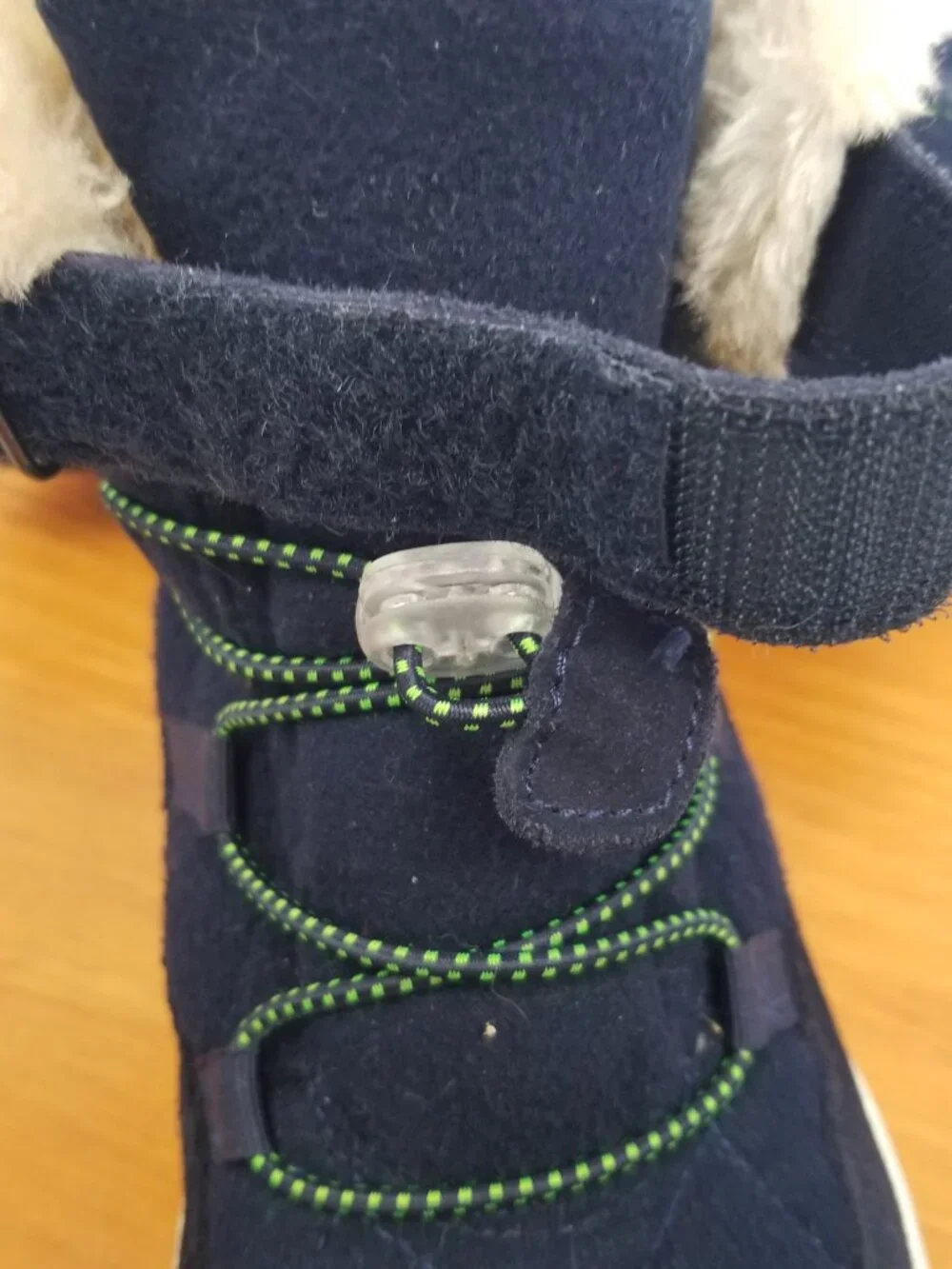 UOVO Snow Boots Navy Blue Faux Fur Lined Size EU 37 /  Big Kids 5